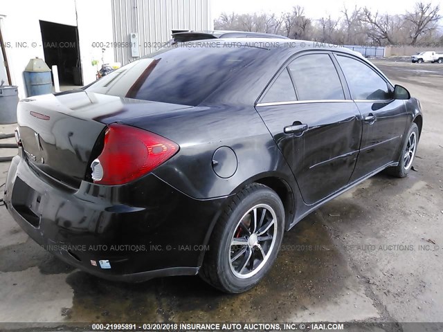 1G2ZF55B364159405 - 2006 PONTIAC G6 SE BLACK photo 4