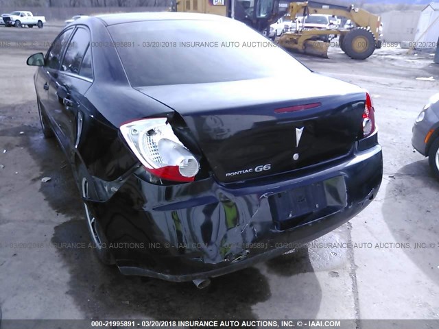 1G2ZF55B364159405 - 2006 PONTIAC G6 SE BLACK photo 6