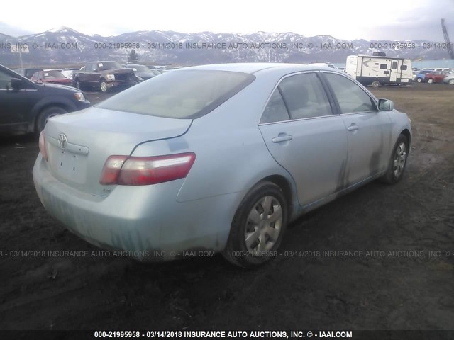 4T1BE46K59U823406 - 2009 TOYOTA CAMRY SE/LE/XLE Light Blue photo 4