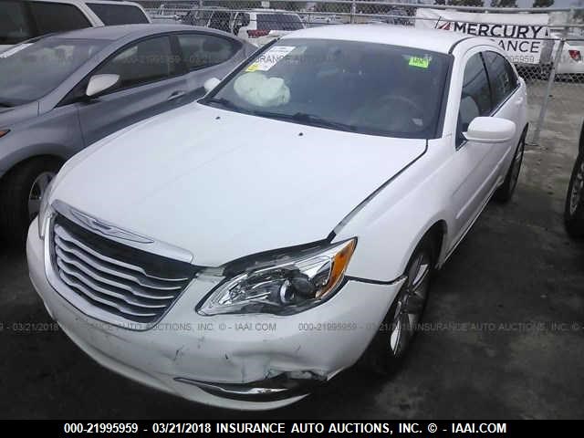 1C3CCBBBXDN714746 - 2013 CHRYSLER 200 TOURING WHITE photo 6