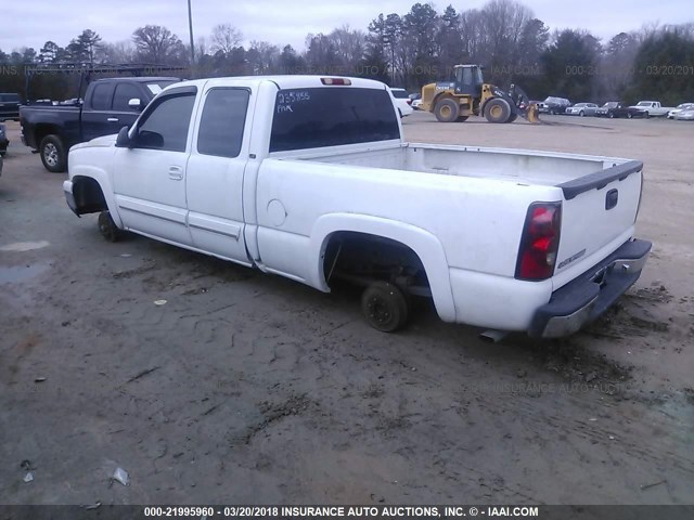 1GCEK19V16Z235855 - 2006 CHEVROLET SILVERADO K1500 WHITE photo 3