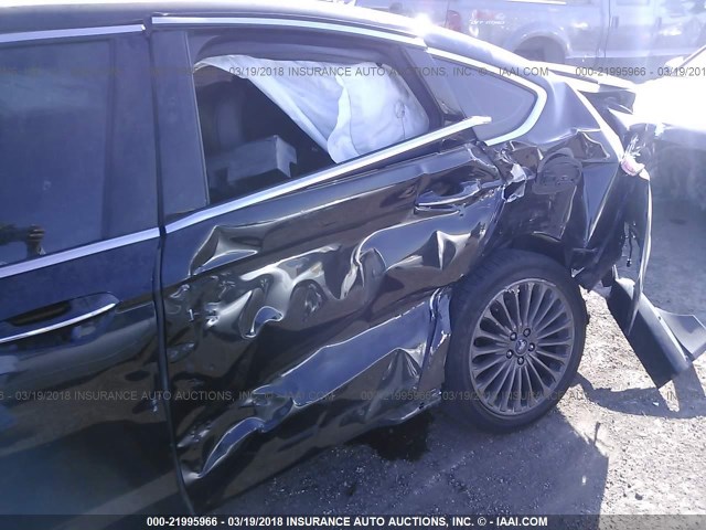 3FA6P0K95FR297203 - 2015 FORD FUSION TITANIUM BLACK photo 6