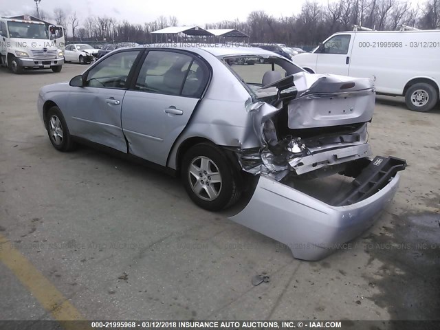 1G1ZT548X5F147807 - 2005 CHEVROLET MALIBU LS SILVER photo 3