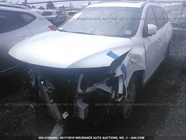 5N1AR2MM4GC665894 - 2016 NISSAN PATHFINDER S/SV/SL/PLATINUM 白色 照片 2