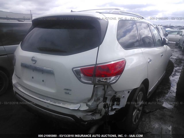 5N1AR2MM4GC665894 - 2016 NISSAN PATHFINDER S/SV/SL/PLATINUM 白色 照片 4