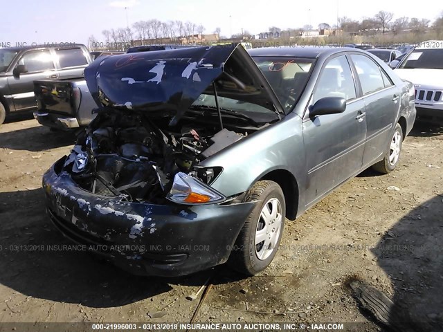 4T1BE32K53U701247 - 2003 TOYOTA CAMRY LE/XLE/SE 绿色 照片 2
