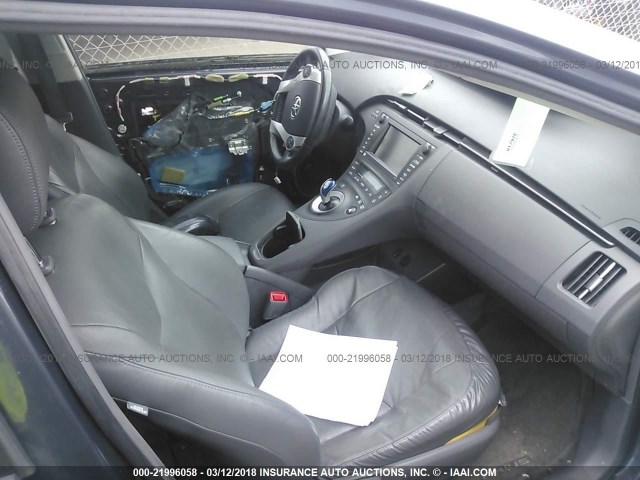 JTDKN3DU3A0120966 - 2010 TOYOTA PRIUS GRAY photo 5