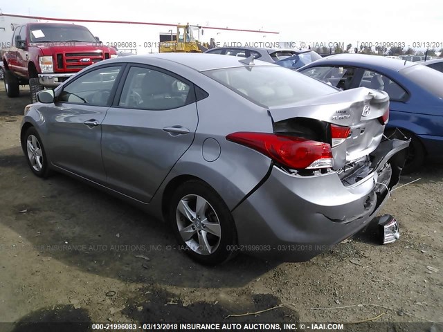 KMHDH4AE3DU902356 - 2013 HYUNDAI ELANTRA GLS/LIMITED GRAY photo 3