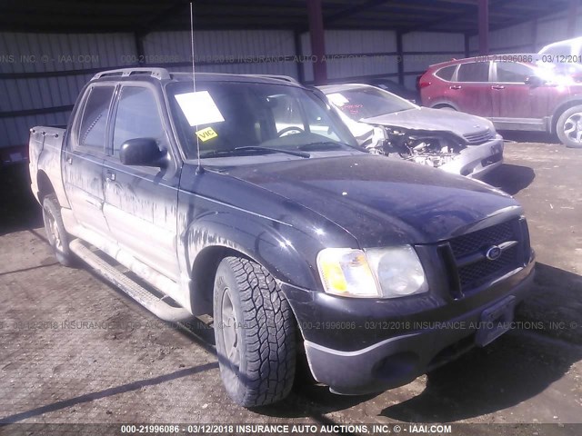 1FMZU77K34UB34975 - 2004 FORD EXPLORER SPORT TR  BLUE photo 1