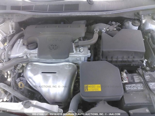 4T1BF1FK9EU766438 - 2014 TOYOTA CAMRY L/SE/LE/XLE 银色 照片 10