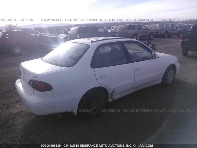 1NXBR12EX2Z622156 - 2002 TOYOTA COROLLA CE/LE/S WHITE photo 4