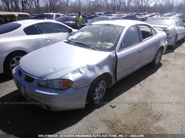 1G2NF52E14M667575 - 2004 PONTIAC GRAND AM SE1 SILVER photo 2