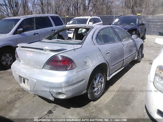 1G2NF52E14M667575 - 2004 PONTIAC GRAND AM SE1 SILVER photo 4