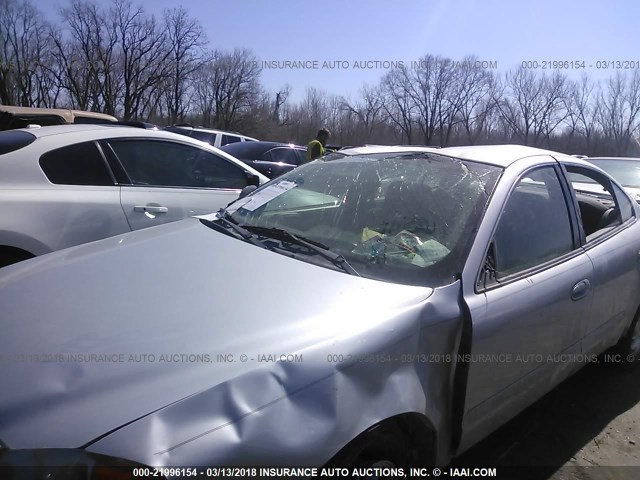 1G2NF52E14M667575 - 2004 PONTIAC GRAND AM SE1 SILVER photo 6