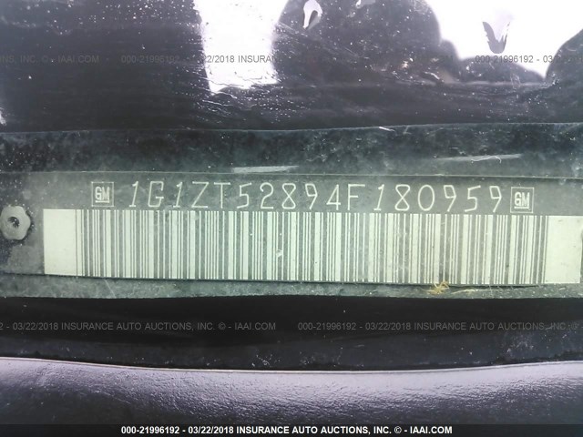 1G1ZT52894F180959 - 2004 CHEVROLET MALIBU LS 蓝色 照片 9