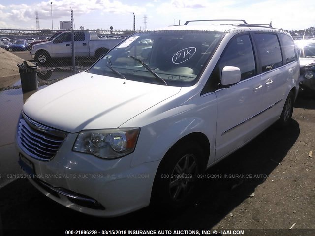 2A4RR5DG9BR796803 - 2011 CHRYSLER TOWN & COUNTRY TOURING WHITE photo 2