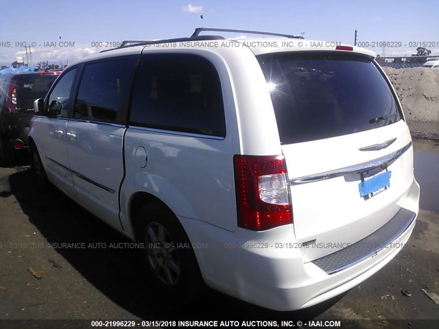 2A4RR5DG9BR796803 - 2011 CHRYSLER TOWN & COUNTRY TOURING WHITE photo 3