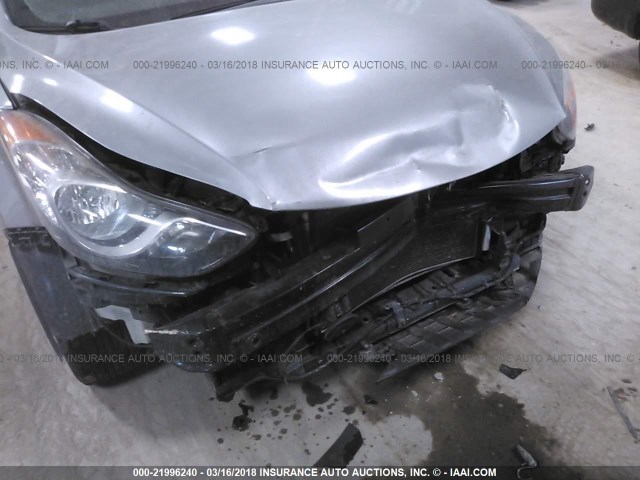 KMHDH4AE1BU132817 - 2011 HYUNDAI ELANTRA GLS/LIMITED GRAY photo 6