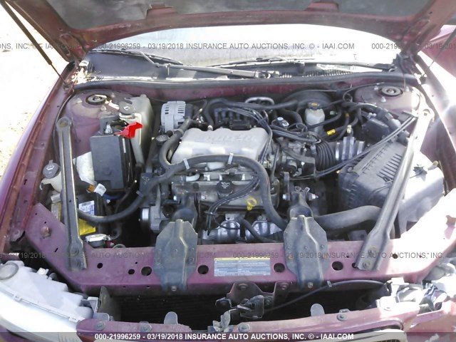 2G4WS52J531239474 - 2003 BUICK CENTURY CUSTOM MAROON photo 10