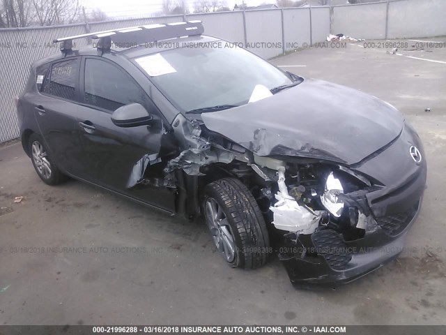 JM1BL1LP7D1761820 - 2013 MAZDA 3 I GRAY photo 1