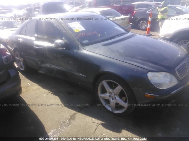 WDBNG75J41A200742 - 2001 MERCEDES-BENZ S 500 GRAY photo 1
