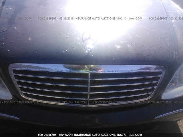 WDBNG75J41A200742 - 2001 MERCEDES-BENZ S 500 GRAY photo 10