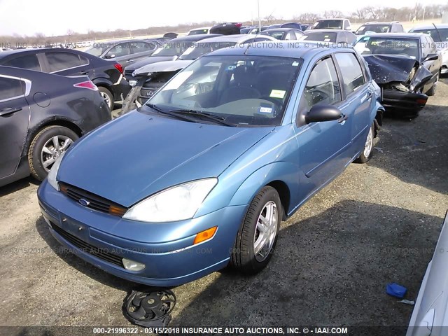 1FAFP34371W307357 - 2001 FORD FOCUS SE/SE SPORT BLUE photo 2