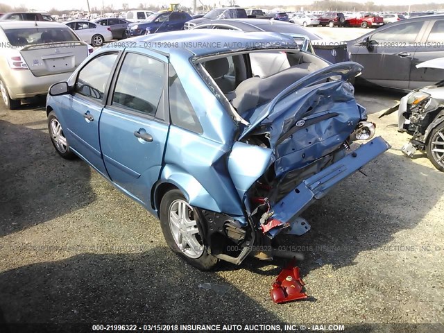 1FAFP34371W307357 - 2001 FORD FOCUS SE/SE SPORT BLUE photo 3