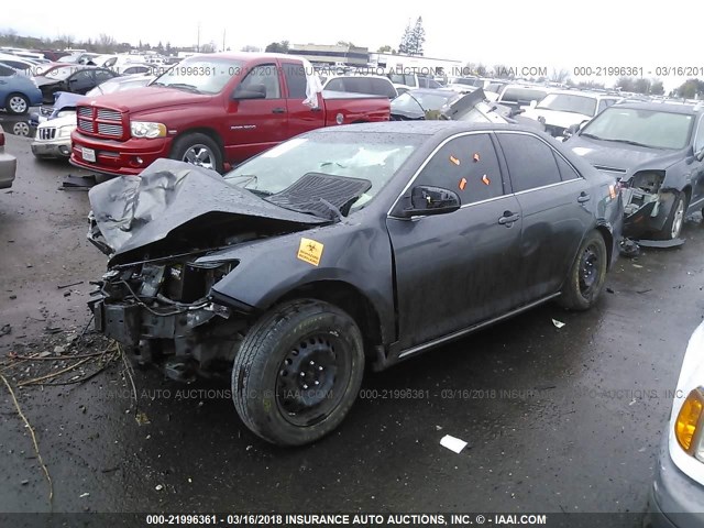 4T1BF1FK9EU416890 - 2014 TOYOTA CAMRY L/SE/LE/XLE 灰色 照片 2