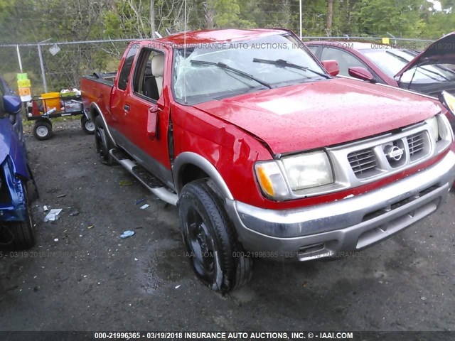 1N6ED26T9YC327785 - 2000 NISSAN FRONTIER KING CAB XE/KING CAB SE RED photo 1