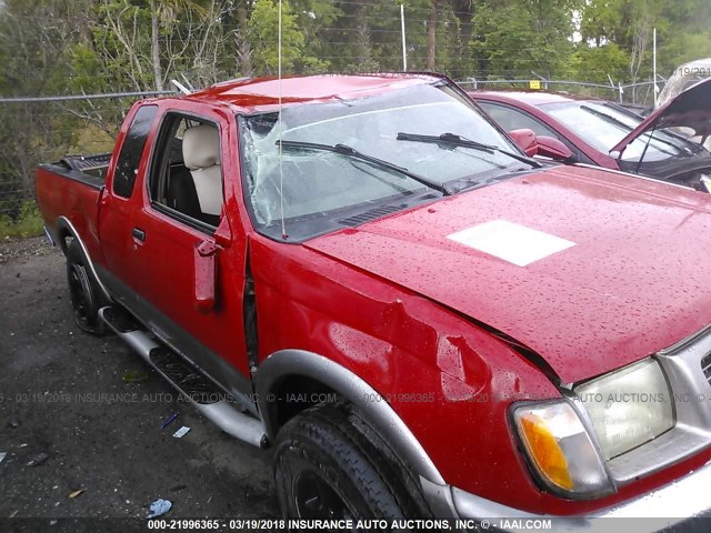 1N6ED26T9YC327785 - 2000 NISSAN FRONTIER KING CAB XE/KING CAB SE RED photo 6