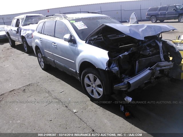 4S4BRBBC1C3295660 - 2012 SUBARU OUTBACK 2.5I PREMIUM SILVER photo 1