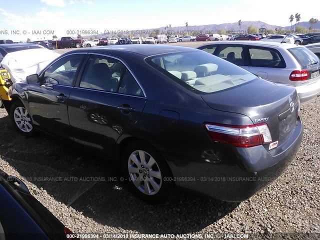 4T1BB46K89U103199 - 2009 TOYOTA CAMRY HYBRID GRAY photo 3