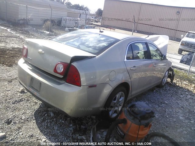 1G1ZB5E12BF106958 - 2011 CHEVROLET MALIBU LS ბეჟი ფოტო 4