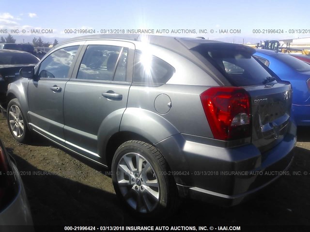 1B3CB5HAXBD268228 - 2011 DODGE CALIBER HEAT GRAY photo 3