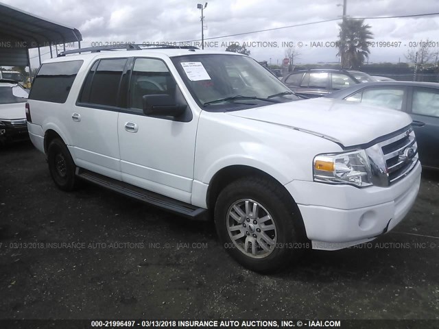 1FMJK1H5XEEF59534 - 2014 FORD EXPEDITION EL XLT/EL KING RANCH WHITE photo 1