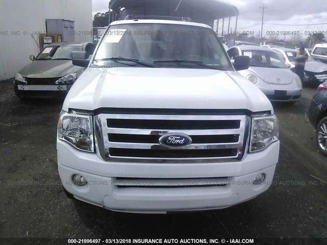 1FMJK1H5XEEF59534 - 2014 FORD EXPEDITION EL XLT/EL KING RANCH WHITE photo 6