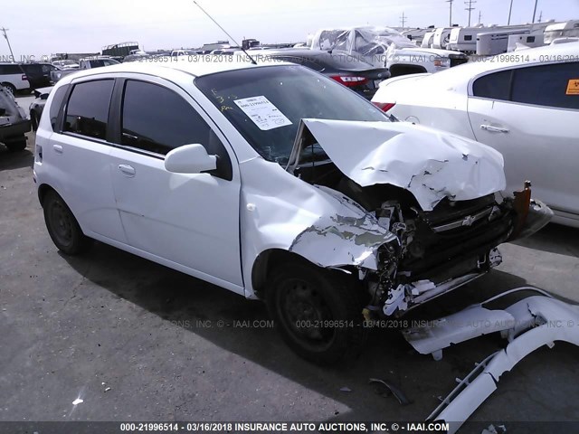 KL1TD66608B083551 - 2008 CHEVROLET AVEO LS 白色 照片 1