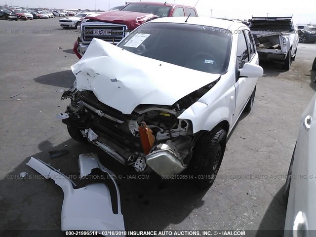 KL1TD66608B083551 - 2008 CHEVROLET AVEO LS 白色 照片 2