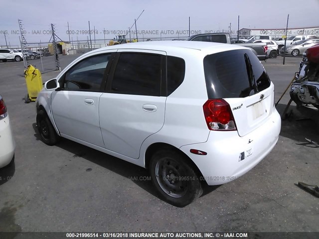 KL1TD66608B083551 - 2008 CHEVROLET AVEO LS 白色 照片 3