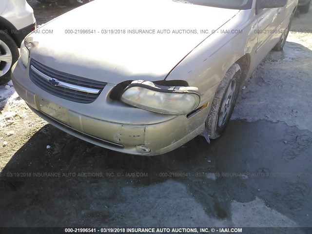 1G1ND52FX5M175759 - 2005 CHEVROLET CLASSIC GOLD photo 6