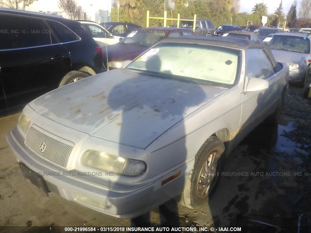 1C3EU4539SF629409 - 1995 CHRYSLER LEBARON GTC GRAY photo 2