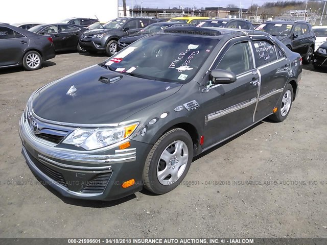 4T4BF1FK9ER351593 - 2014 TOYOTA CAMRY L/SE/LE/XLE 绿色 照片 2