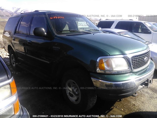 1FMRU166XYLA23174 - 2000 FORD EXPEDITION XLT GREEN photo 1