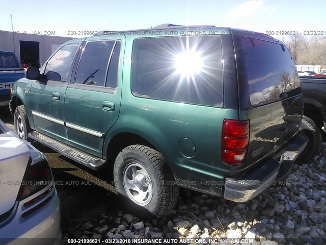 1FMRU166XYLA23174 - 2000 FORD EXPEDITION XLT GREEN photo 3