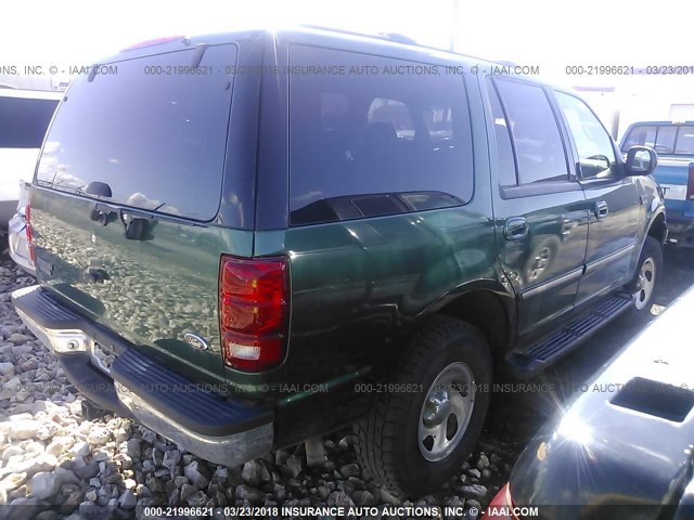 1FMRU166XYLA23174 - 2000 FORD EXPEDITION XLT 绿色 照片 4