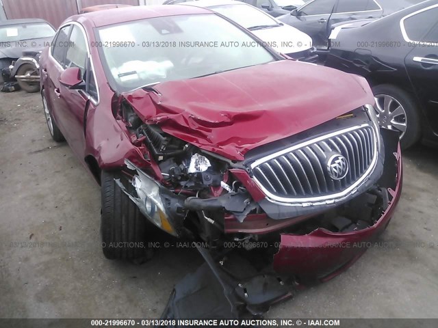 1G4PR5SK5E4231908 - 2014 BUICK VERANO CONVENIENCE RED photo 1