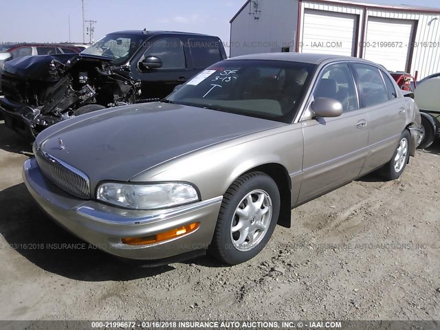 1G4CW54K714135678 - 2001 BUICK PARK AVENUE  GOLD photo 2