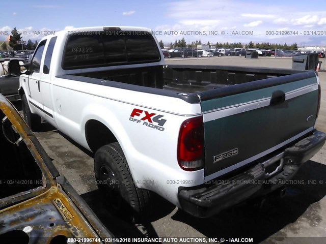 1FTWX31P77EA93468 - 2007 FORD F350 SRW SUPER DUTY WHITE photo 3