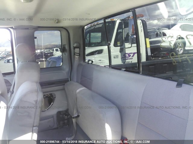 1FTWX31P77EA93468 - 2007 FORD F350 SRW SUPER DUTY WHITE photo 8